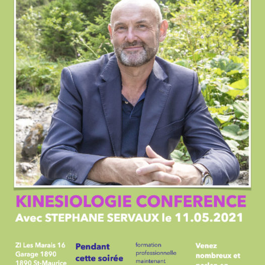 KINESIOLOGIE, Conférence du 11 mai 2021 à St-Maurice
